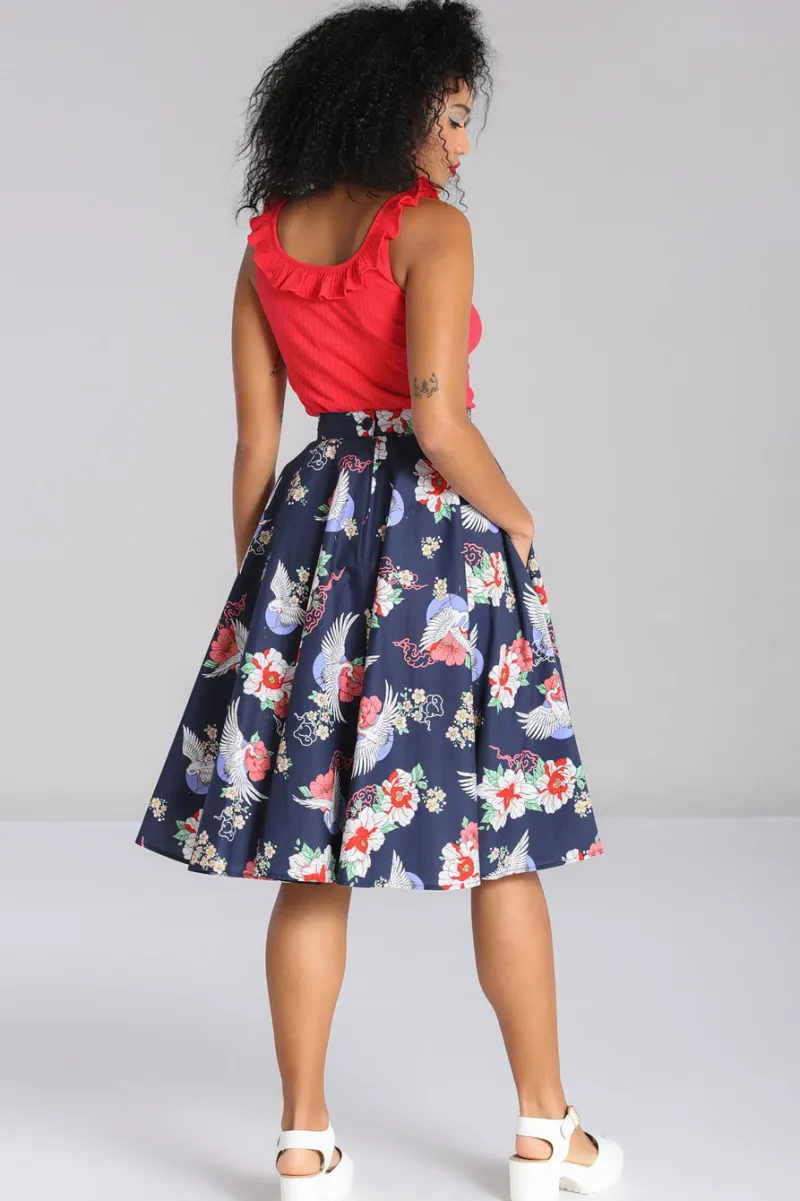 Hell Bunny Skirts|Skirts>Misa Skirt Navy