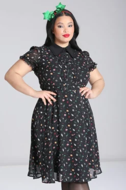 Hell Bunny Dresses|Dresses>Natalie Midi Dress Black
