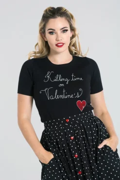 Hell Bunny Tops|Tops>Non - Valentine Top Black