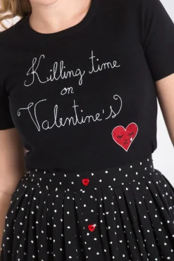 Hell Bunny Tops|Tops>Non - Valentine Top Black