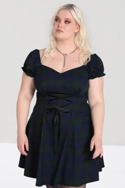 Hell Bunny Dresses|Dresses>Nora Mini Dress DublinTartan