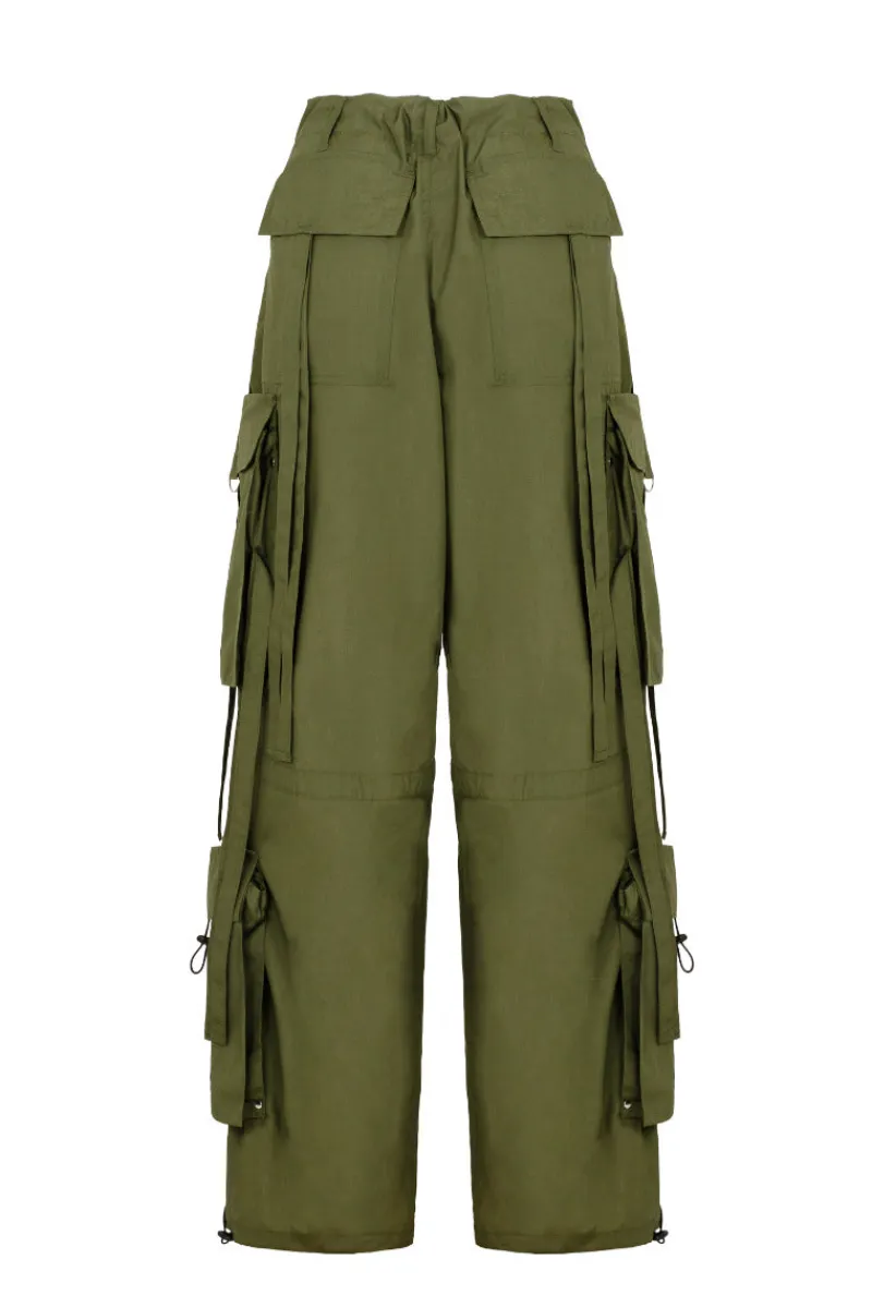 Hell Bunny Trousers & Shorts>Octopus Trousers Green