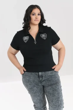 Hell Bunny Tops|Tops>Oculus Top Black