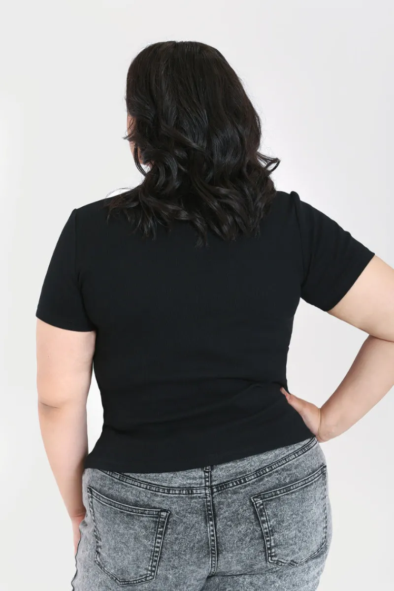 Hell Bunny Tops|Tops>Oculus Top Black