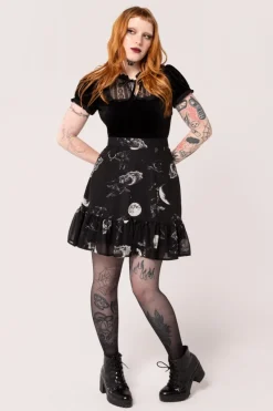 Hell Bunny Skirts|Skirts>Over The Moon Skirt Black