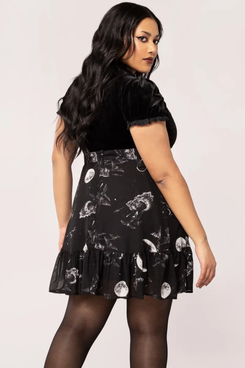 Hell Bunny Skirts|Skirts>Over The Moon Skirt Black