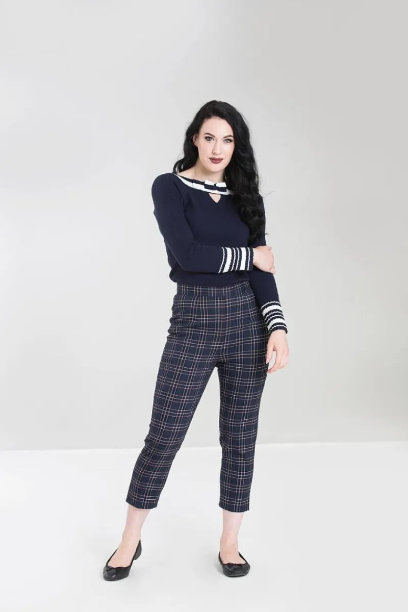 Hell Bunny Trousers & Shorts>Peebles Cigarette Trousers