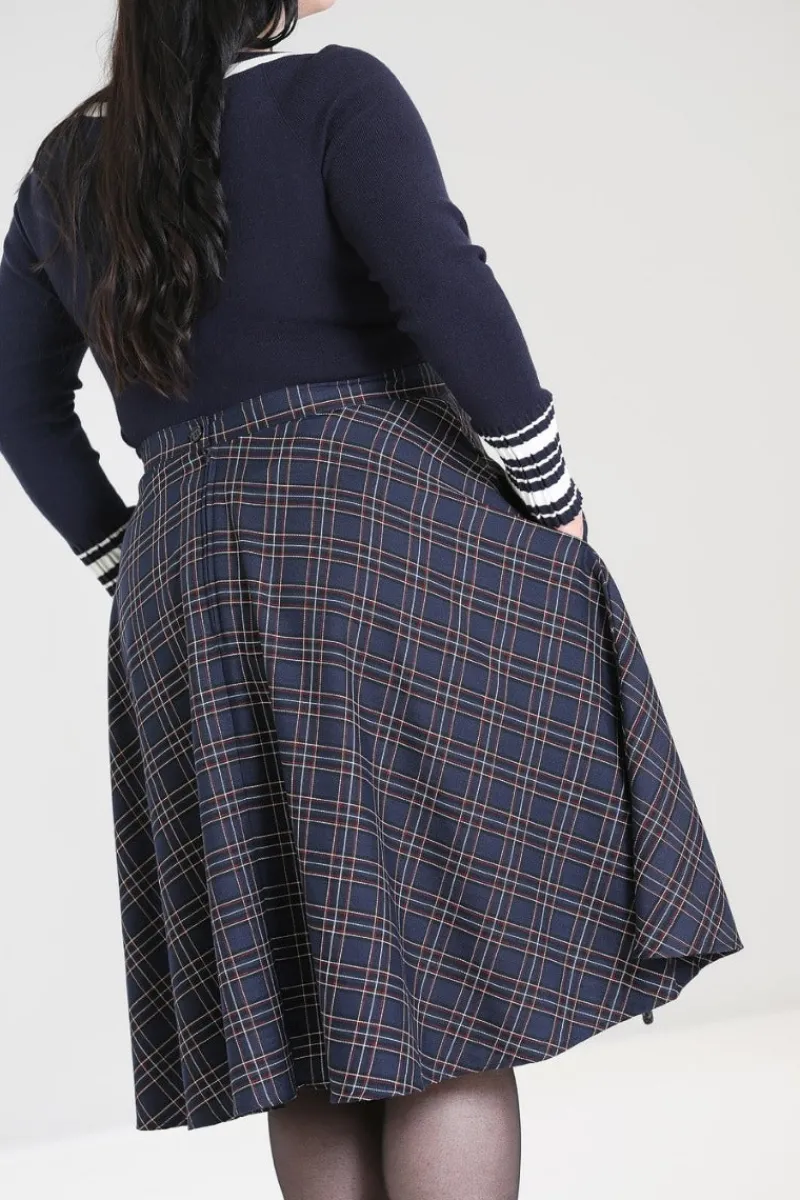 Hell Bunny Skirts|Skirts>Peebles 50's Skirt Navy