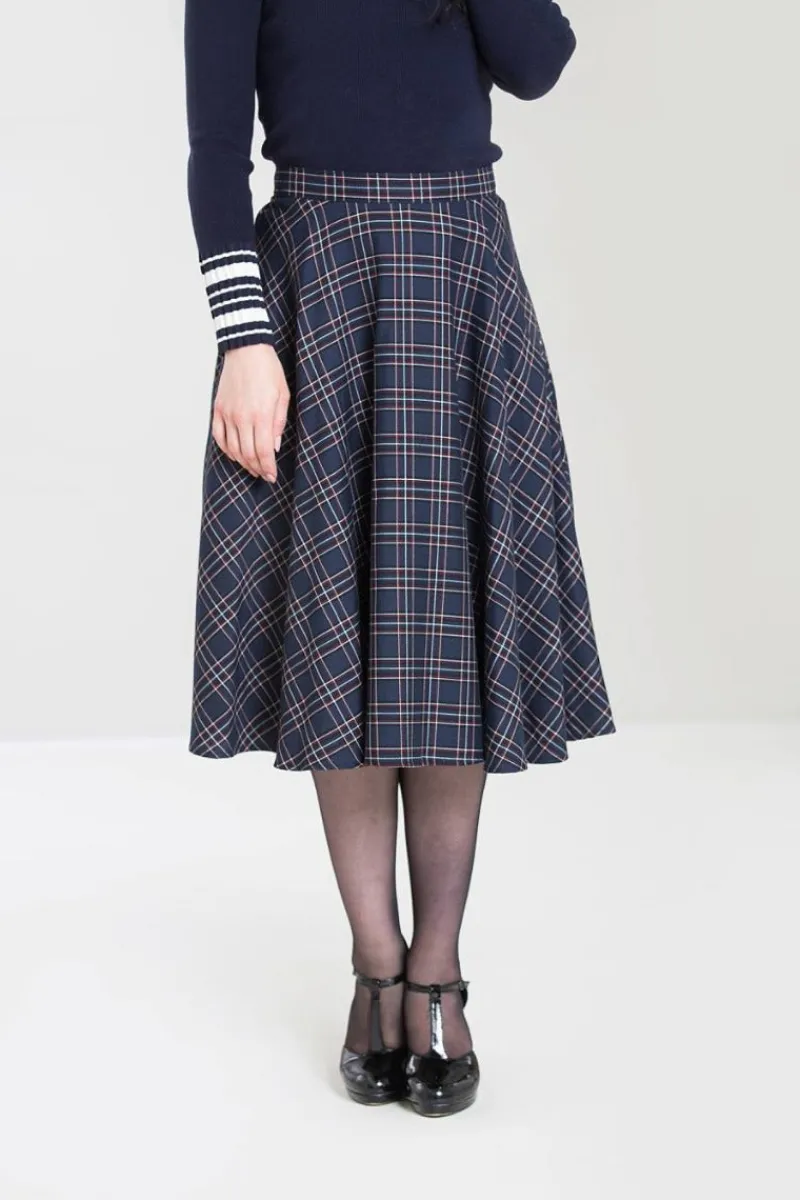 Hell Bunny Skirts|Skirts>Peebles 50's Skirt Navy