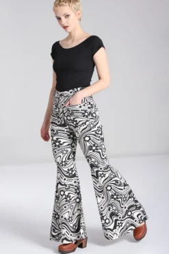 Hell Bunny Trousers & Shorts|Denim>Penny Jeans Ivory