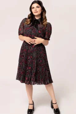 Hell Bunny Dresses|Dresses>Perry Mid Dress Black