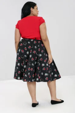 Hell Bunny Skirts|Skirts>Petals 50's Skirt Black