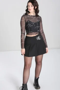 Hell Bunny Skirts|Skirts>Rebellion Skirt Black