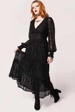 Hell Bunny Maxi Dresses|Dresses>Rhea Dress Black