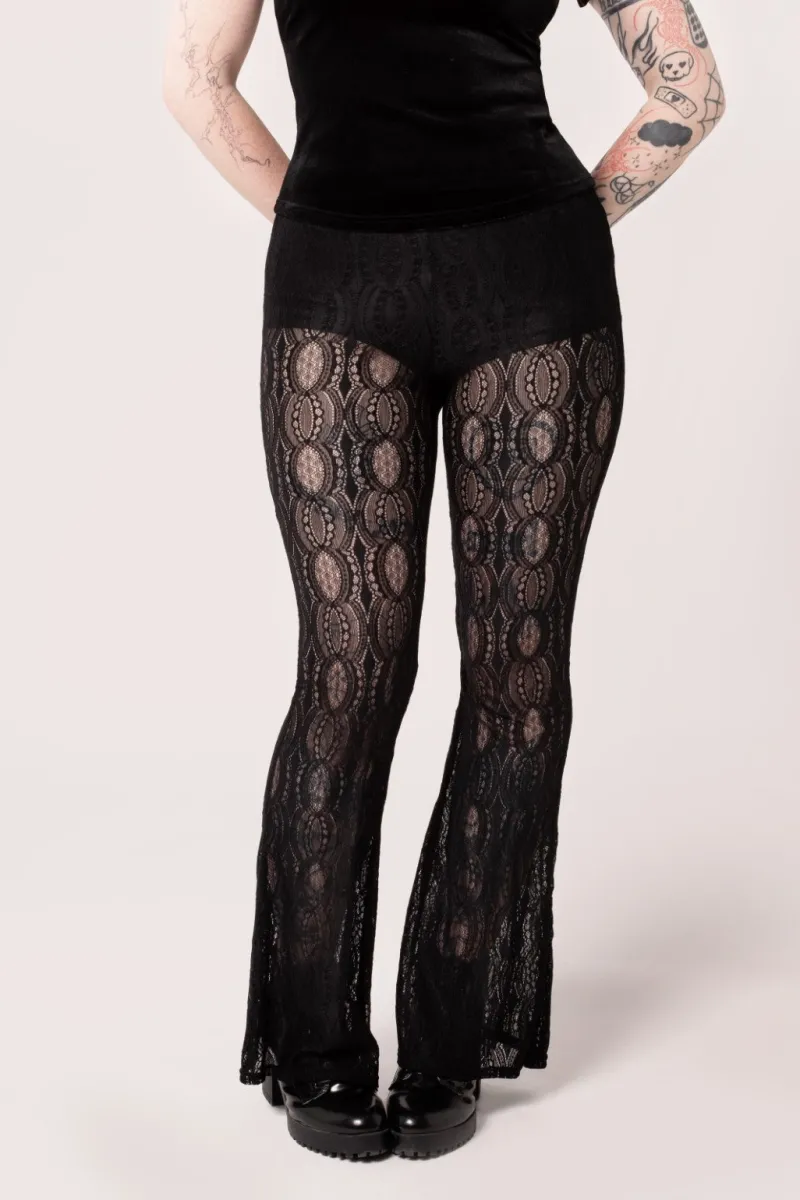 Hell Bunny Trousers & Shorts|Trousers & Shorts>Rhea Trousers Black
