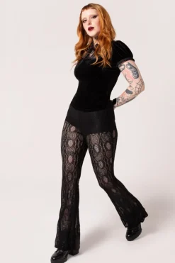 Hell Bunny Trousers & Shorts|Trousers & Shorts>Rhea Trousers Black