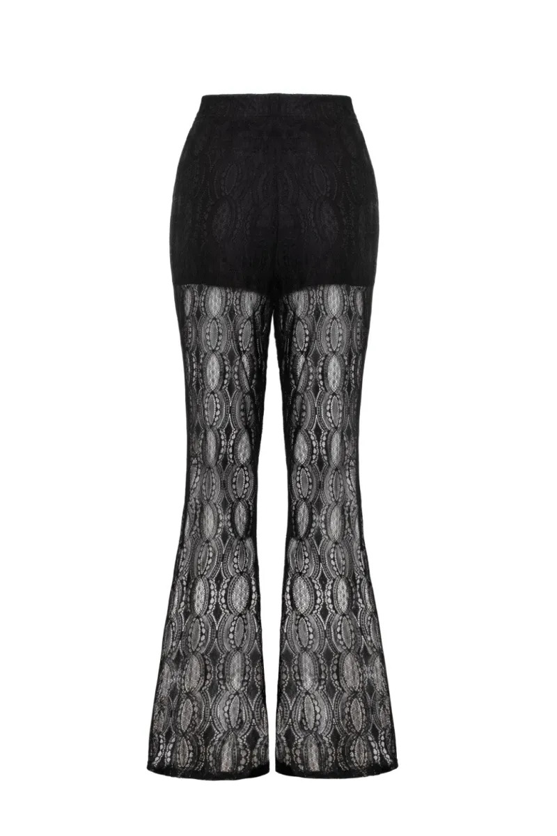 Hell Bunny Trousers & Shorts|Trousers & Shorts>Rhea Trousers Black