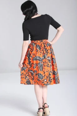 Hell Bunny Skirts|Skirts>Rio Skirt Orange
