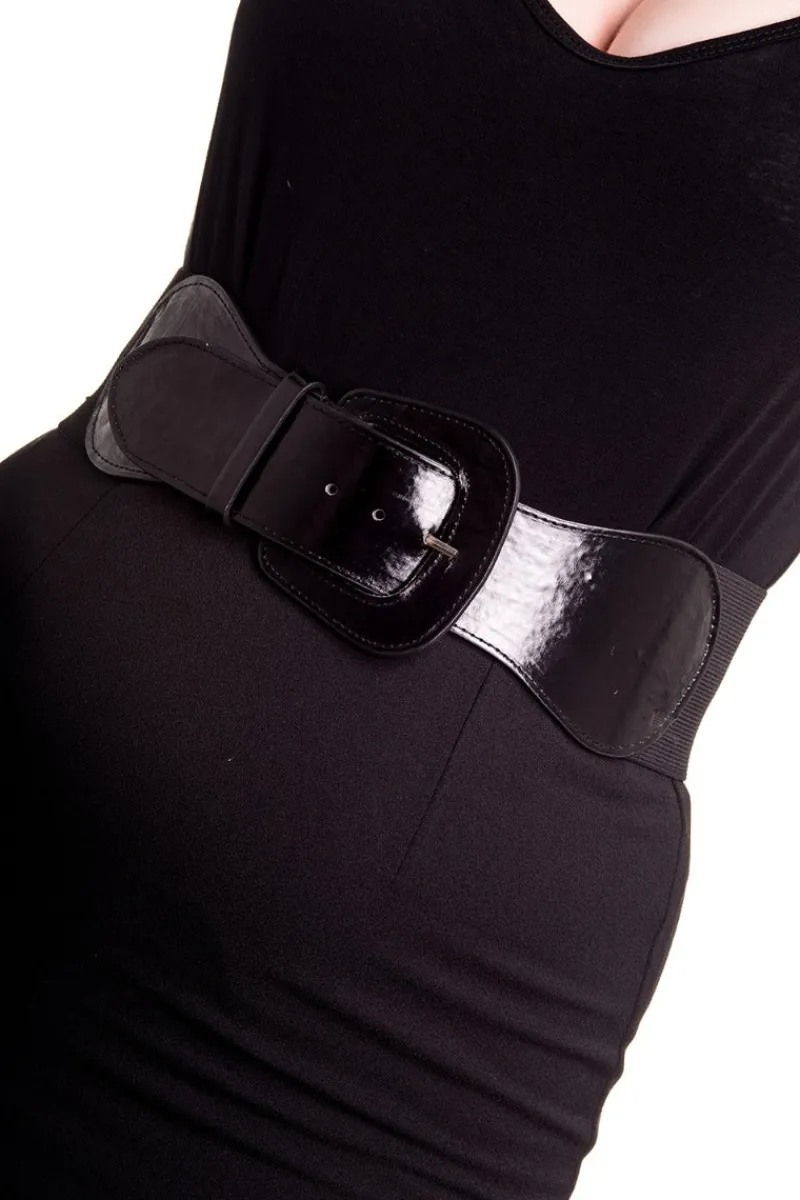 Hell Bunny Accessories|Back In Stock>Rizzo Belt Black