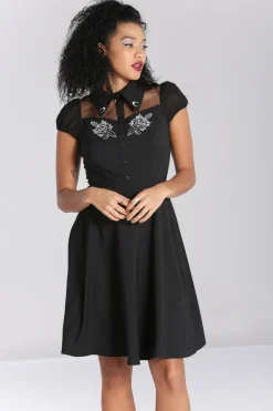 Hell Bunny Dresses|Dresses With Pockets>Roesia Dress Black
