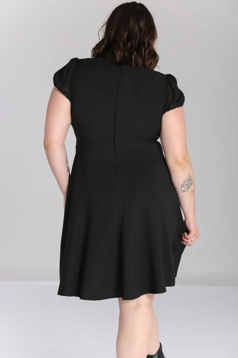 Hell Bunny Dresses|Dresses With Pockets>Roesia Dress Black
