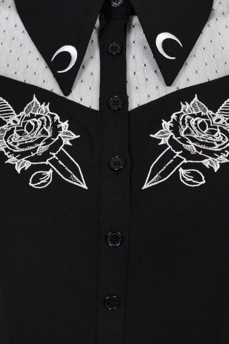 Hell Bunny Dresses|Dresses With Pockets>Roesia Dress Black
