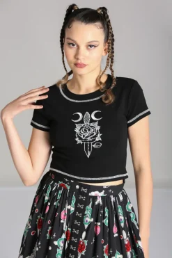 Hell Bunny Tops|Tops>Roesia Top Black