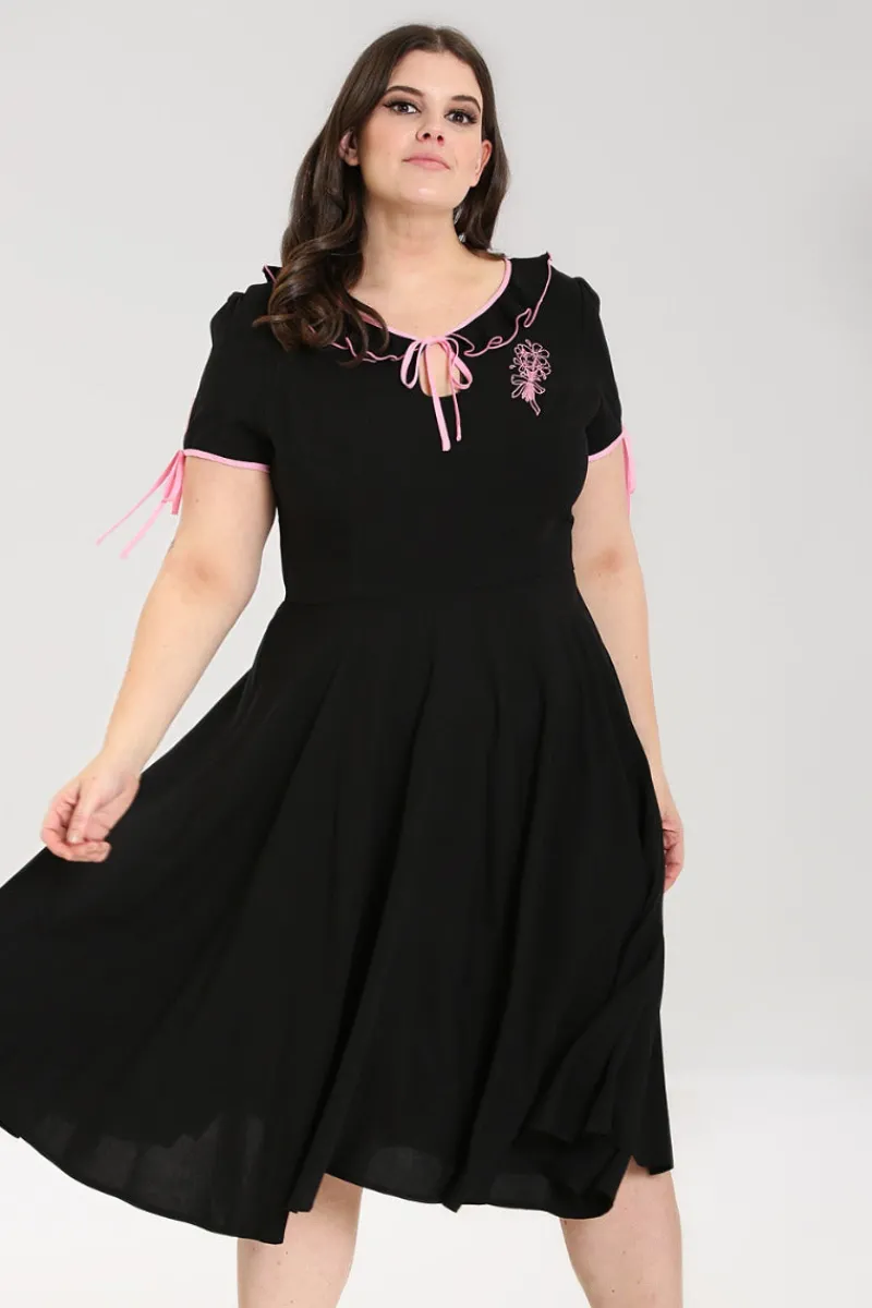 Hell Bunny Dresses|Dresses>Rosetta Dress Black