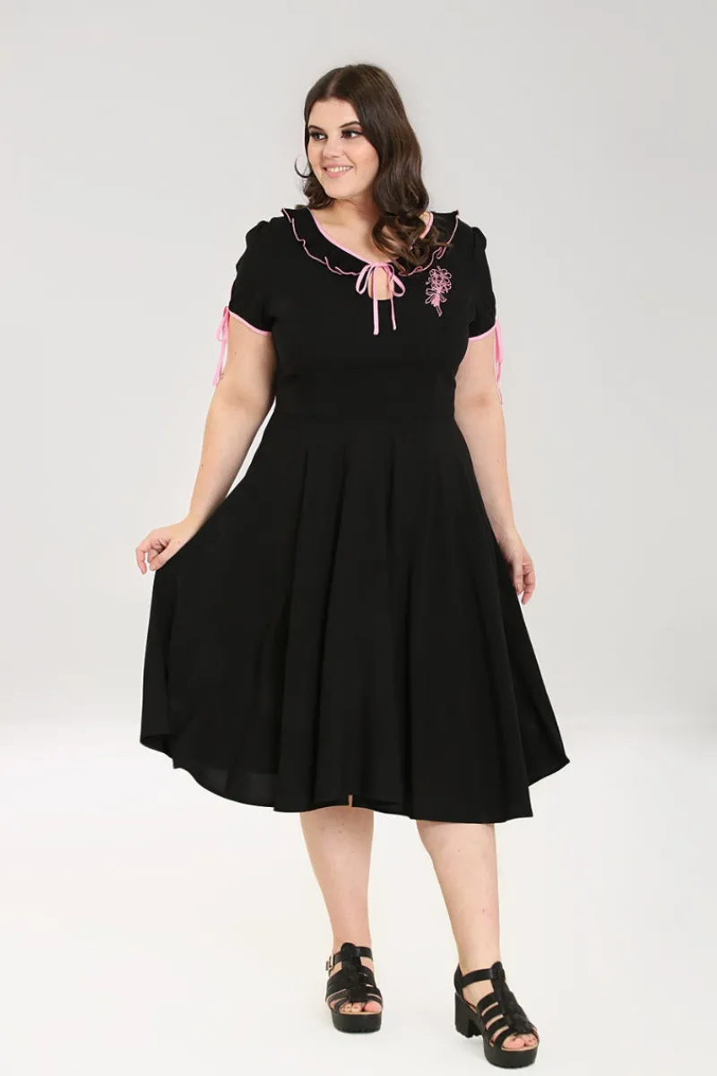 Hell Bunny Dresses|Dresses>Rosetta Dress Black