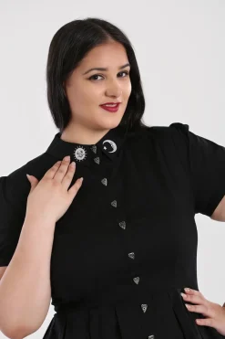 Hell Bunny Dresses|Knee Dresses>Samara Dress Black