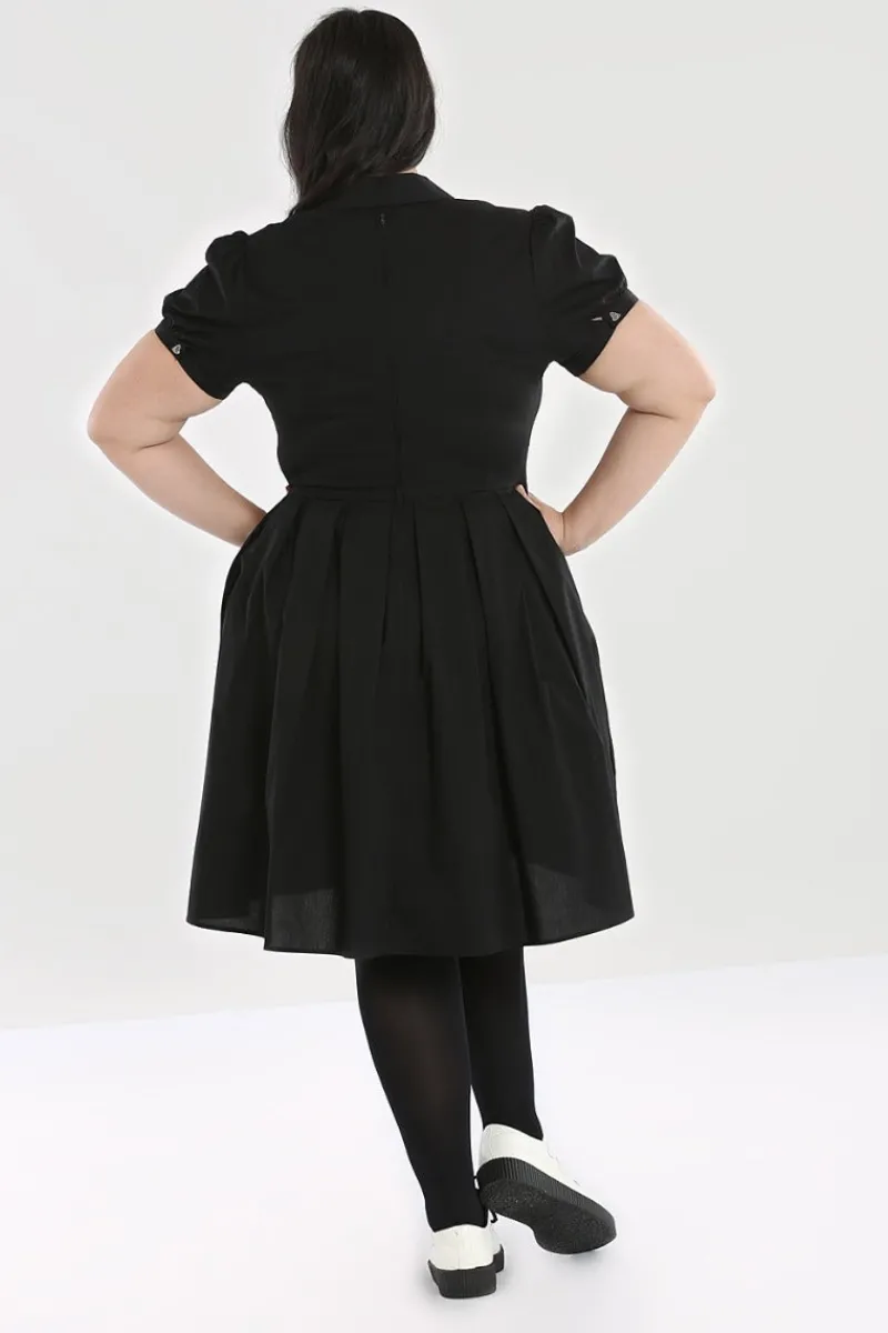 Hell Bunny Dresses|Knee Dresses>Samara Dress Black