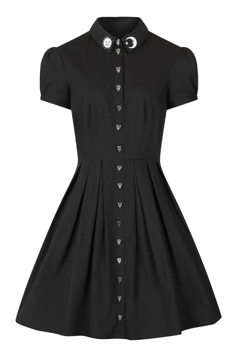 Hell Bunny Dresses|Knee Dresses>Samara Dress Black