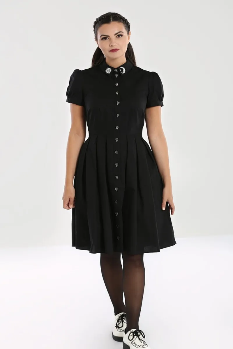Hell Bunny Dresses|Knee Dresses>Samara Dress Black