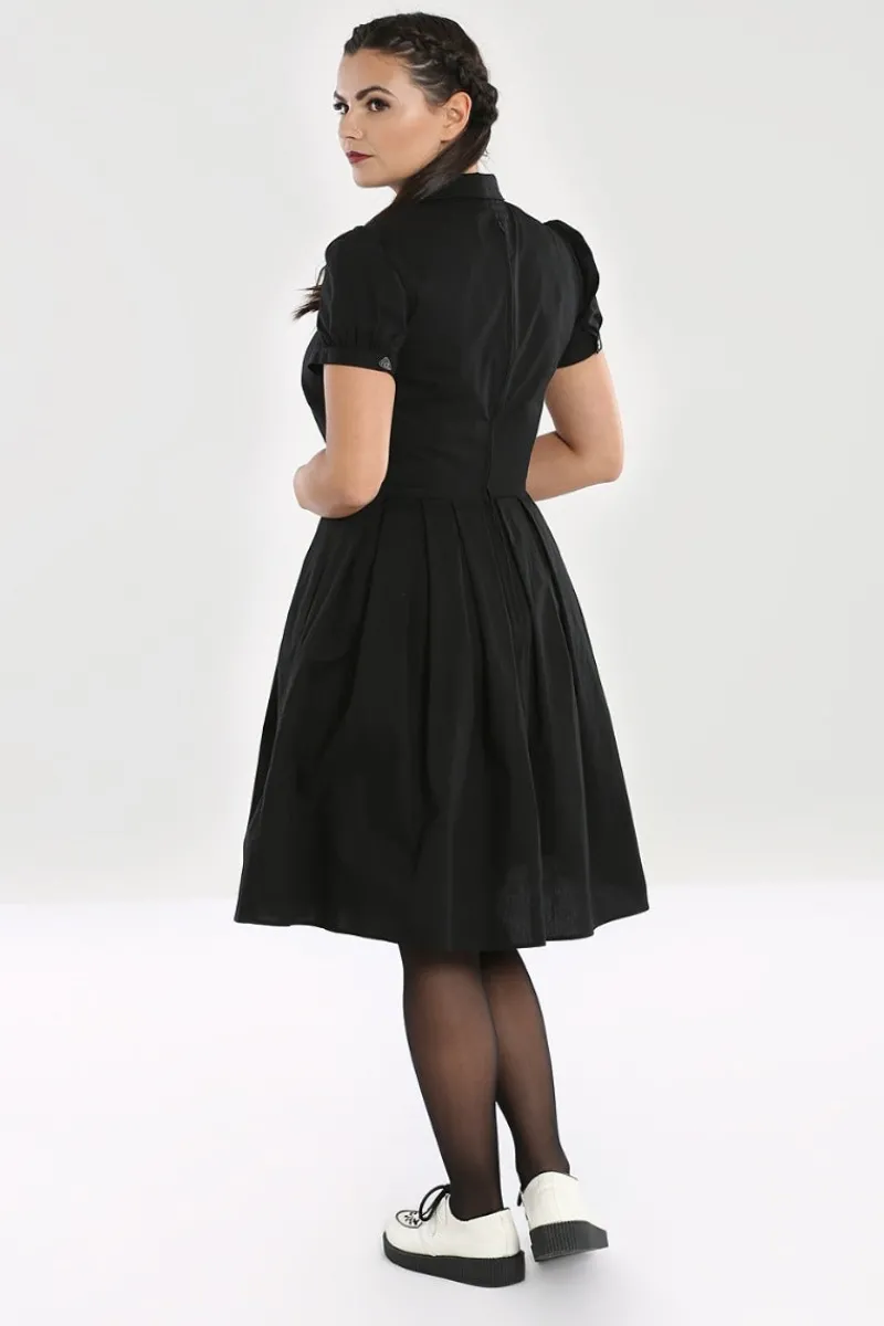 Hell Bunny Dresses|Knee Dresses>Samara Dress Black