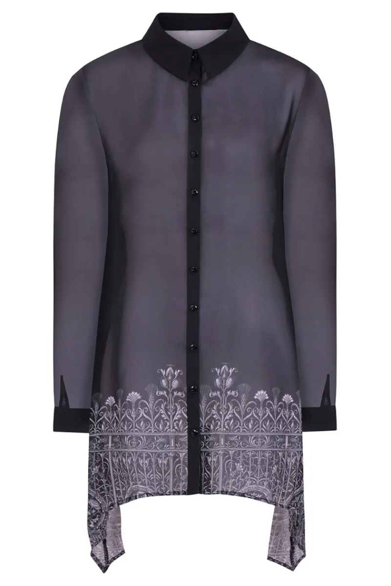 Hell Bunny Tops|Blouses>Secret Gate Tunic Black