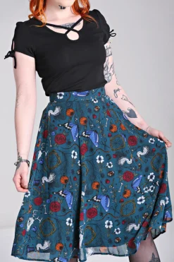 Hell Bunny Skirts|Skirts>Sianna Skirt Teal