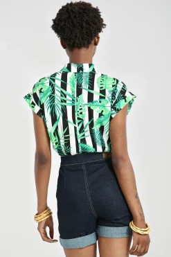 Hell Bunny Tops|Tops>Solana Shirt Black