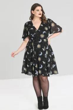 Hell Bunny Dresses|Midi Dresses>Solaris Dress Black