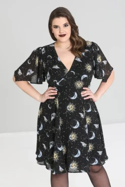 Hell Bunny Dresses|Midi Dresses>Solaris Dress Black