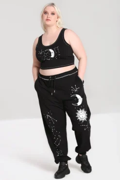 Hell Bunny Trousers & Shorts|Trousers & Shorts>Solaris Joggers Black