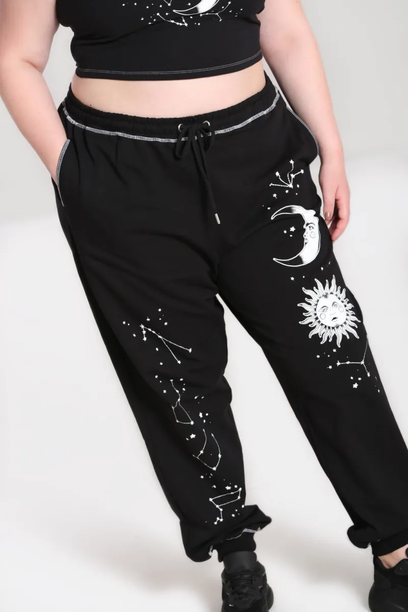 Hell Bunny Trousers & Shorts|Trousers & Shorts>Solaris Joggers Black