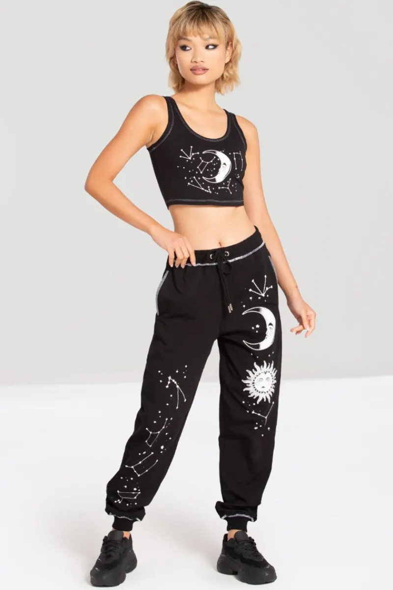 Hell Bunny Trousers & Shorts|Trousers & Shorts>Solaris Joggers Black