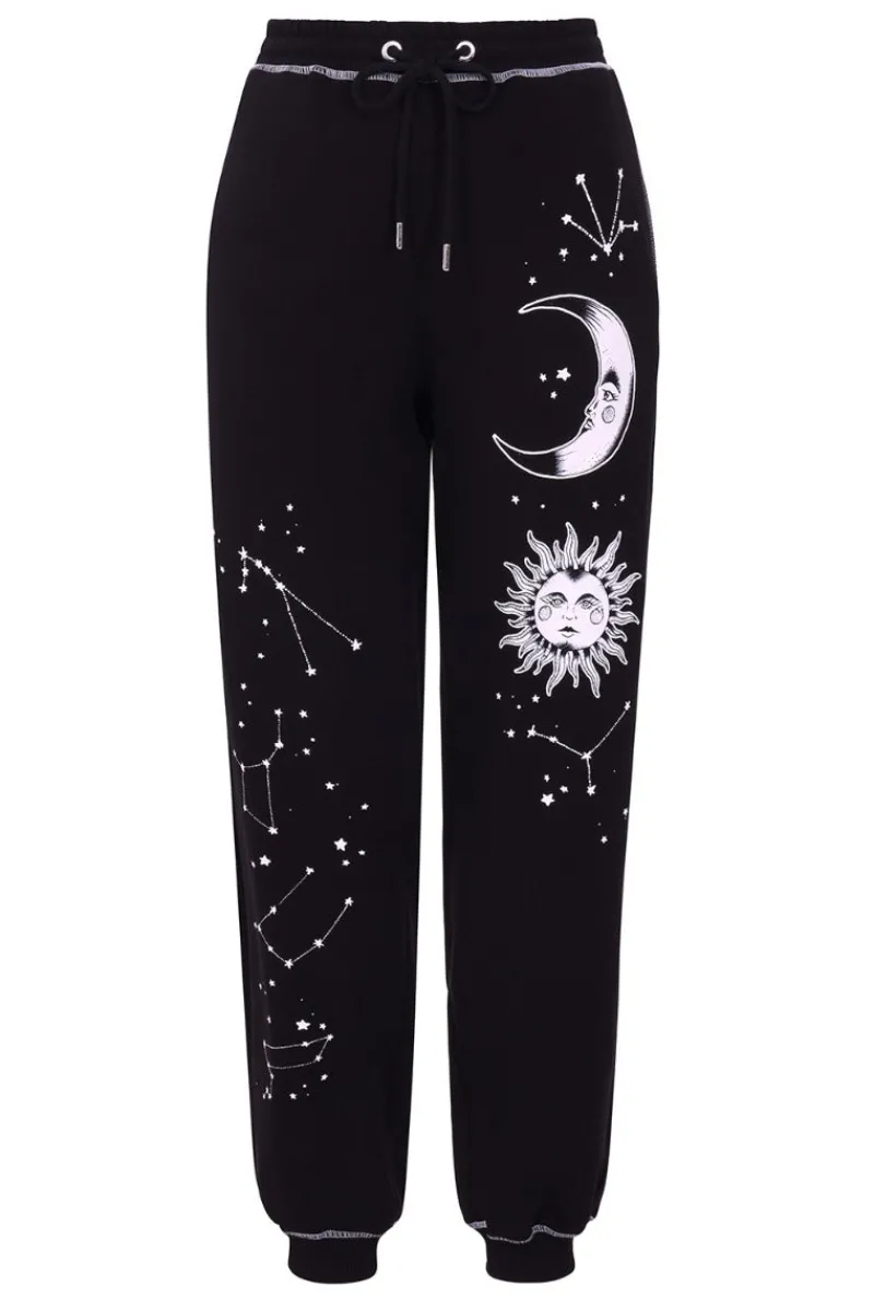 Hell Bunny Trousers & Shorts|Trousers & Shorts>Solaris Joggers Black