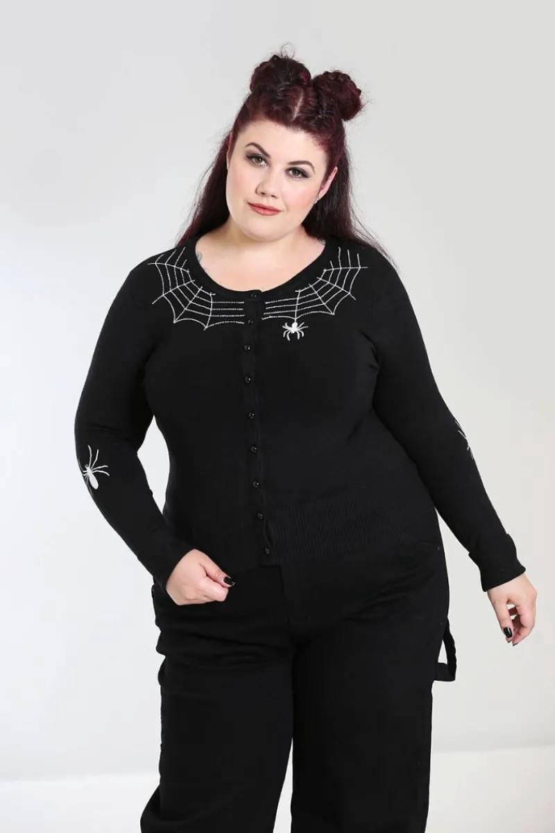 Hell Bunny Knitwear|Knitwear>Spider Cardigan