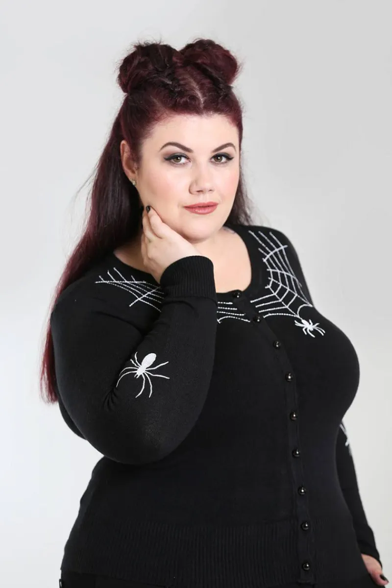 Hell Bunny Knitwear|Knitwear>Spider Cardigan