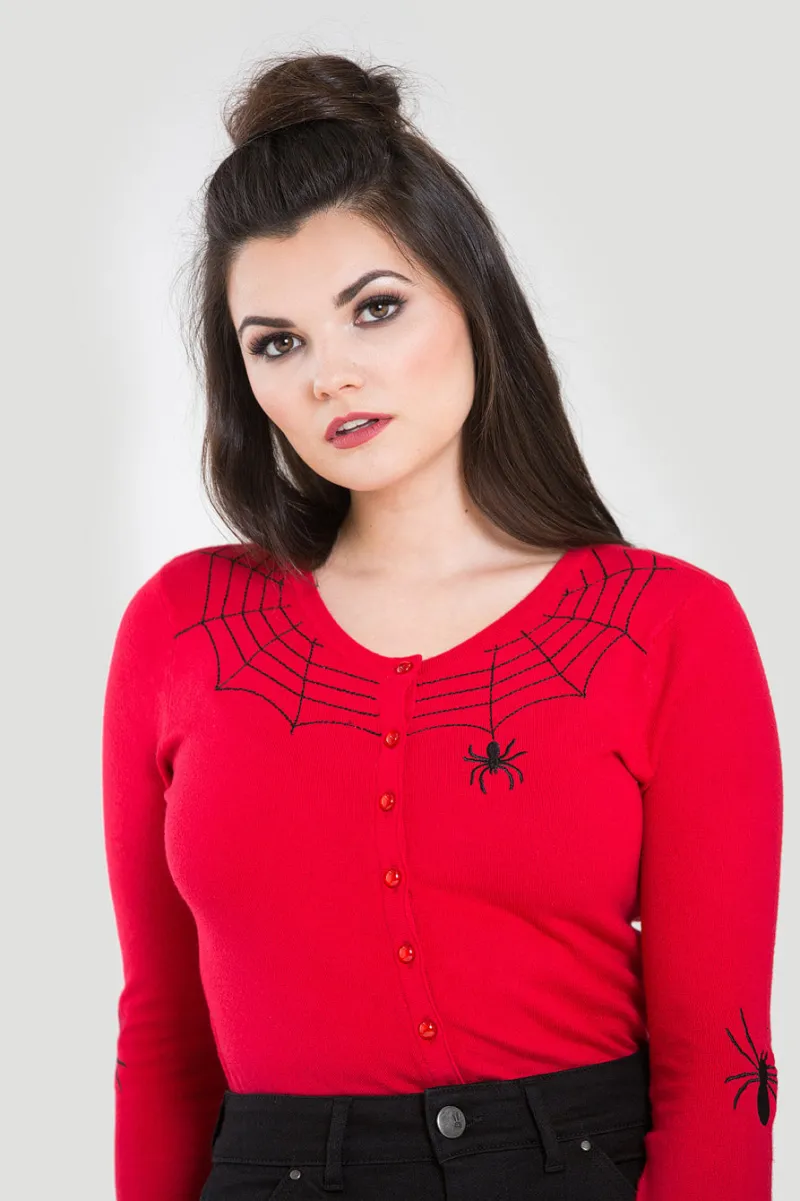 Hell Bunny Knitwear|Knitwear>Spider Cardigan