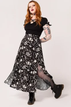 Hell Bunny Skirts|Skirts>Star Sign Skirt Black