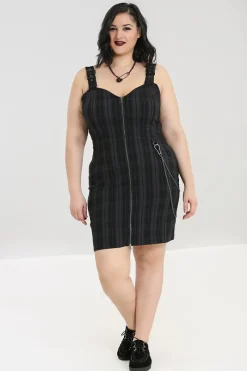 Hell Bunny Dresses|Dresses>Storm Mini Dress Grey