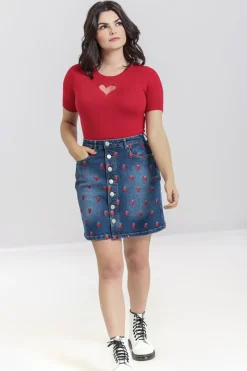 Hell Bunny Skirts|Denim><noscript><img width=