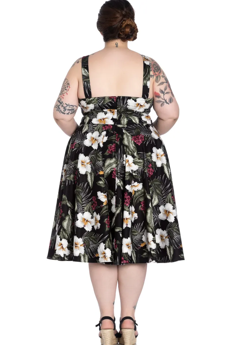 Hell Bunny Dresses|Dresses With Pockets>Tahiti 50's Dress